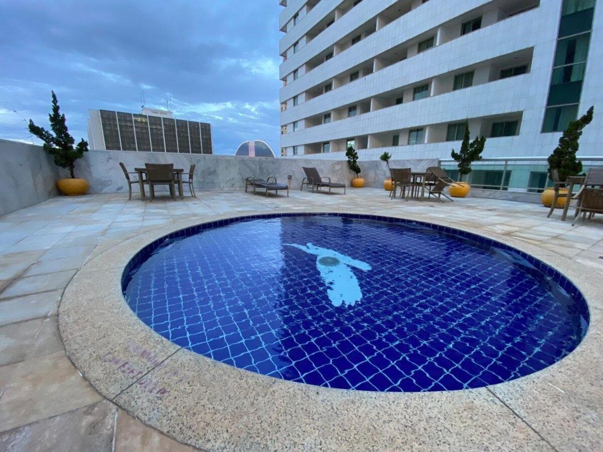 Flat Encantador No 11º Com Vista Pra Torre De Tv Brasília Eksteriør bilde