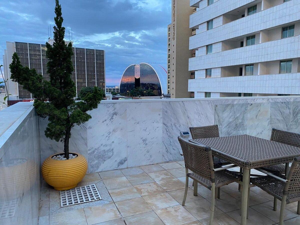 Flat Encantador No 11º Com Vista Pra Torre De Tv Brasília Eksteriør bilde