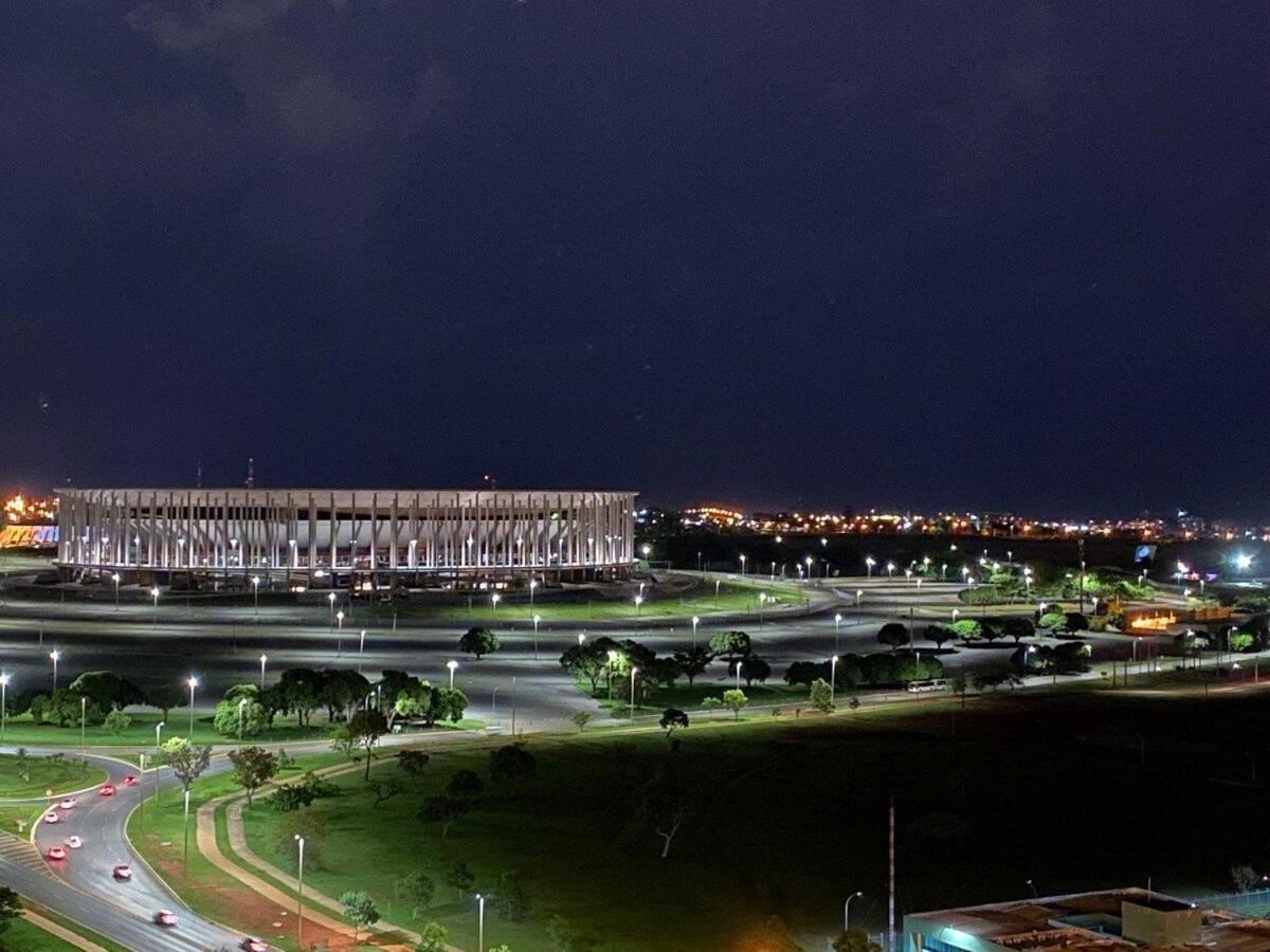 Flat Encantador No 11º Com Vista Pra Torre De Tv Brasília Eksteriør bilde