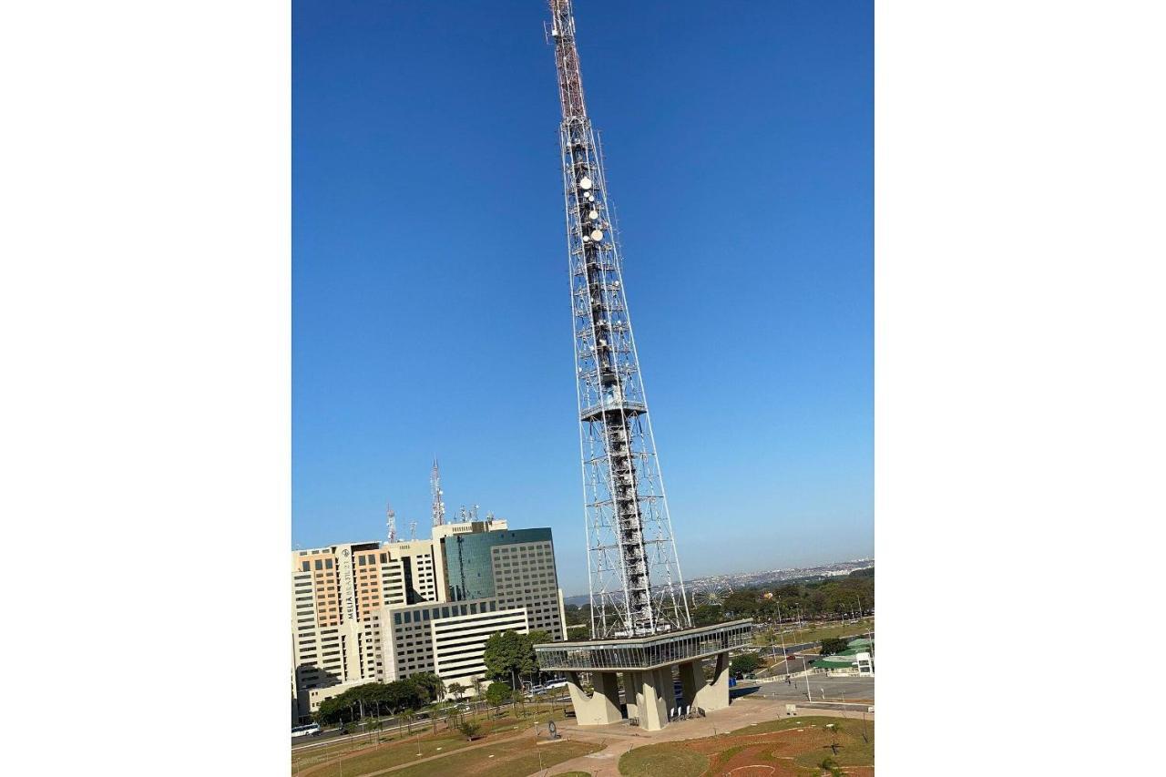 Flat Encantador No 11º Com Vista Pra Torre De Tv Brasília Eksteriør bilde